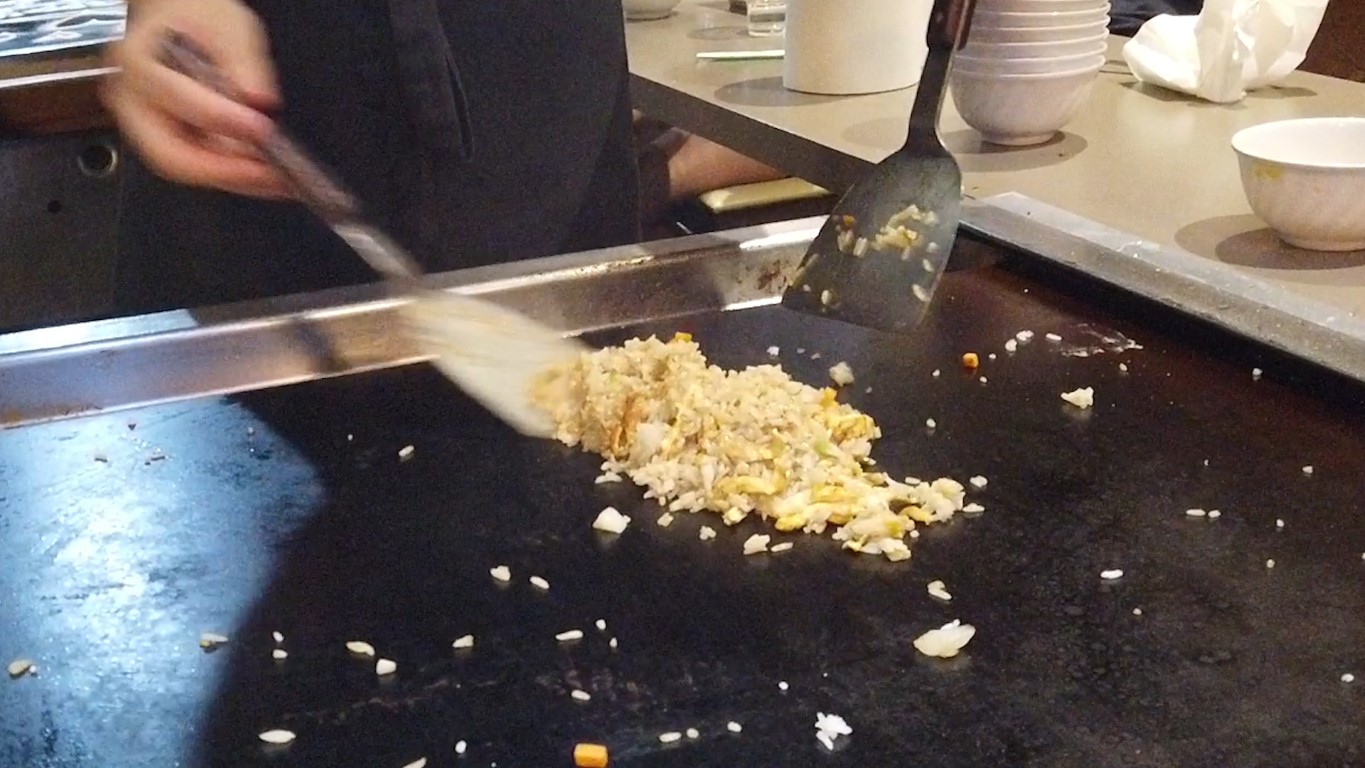 Egg Fried Rice at Ichiban Teppanyaki Restaurant Sydney