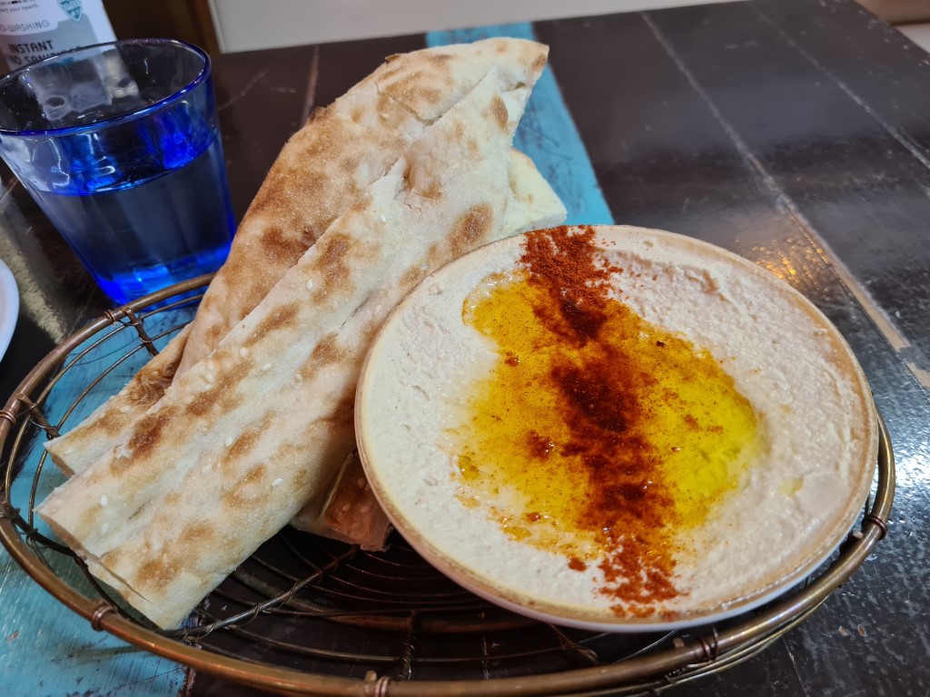 Delicious Hummus at Shiraz Persian Restaurant