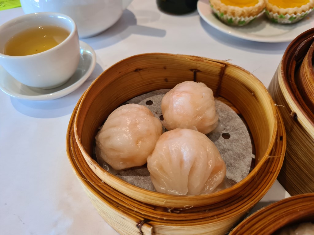 Steam Prawn Dumplings at Golden Boat Chinese Restaurant