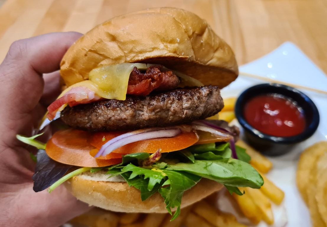 Wagyu Beef Burger at Flinders Bar and Grill Cairns