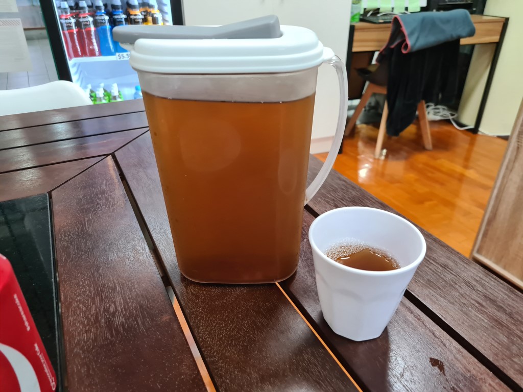 Free tea at Hungry Wombat Cairns