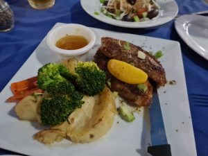 Pork Belly Special at Fetta's Greek Restaurant Cairns