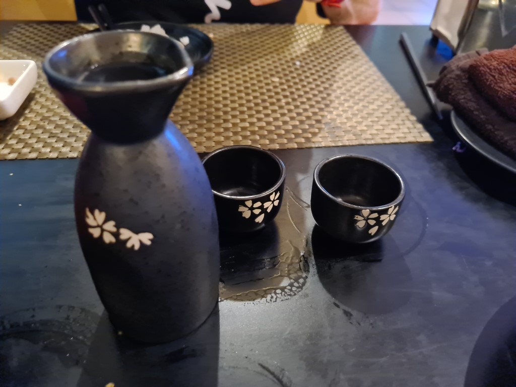Sake at Riki Yakiniku Restaurant Cairns