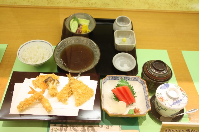 Delicious Tempura at Ginza Hageten Restaurant Shinjuku