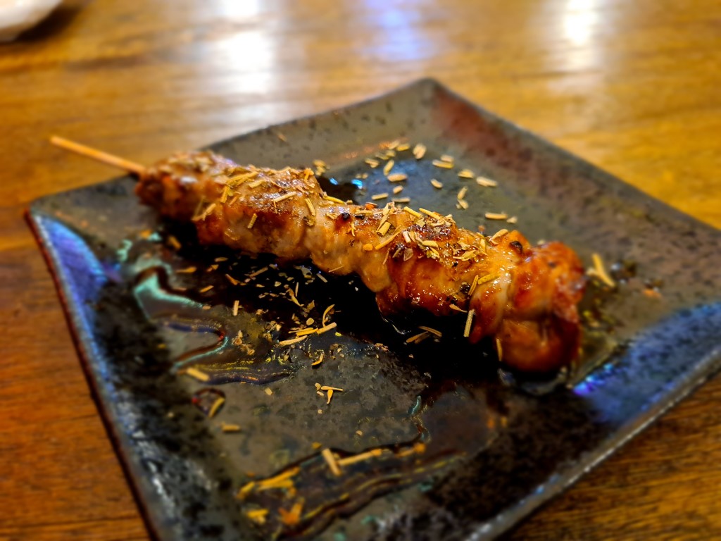 Lamb skewer at Shinobi Japanese Yakitori Restaurant