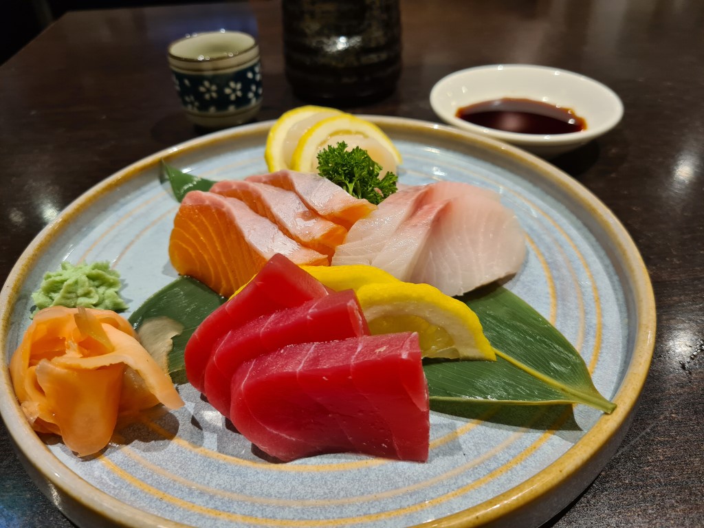 Small Sashimi plate at Nazimi Japanese Restaurant Sydney CBD