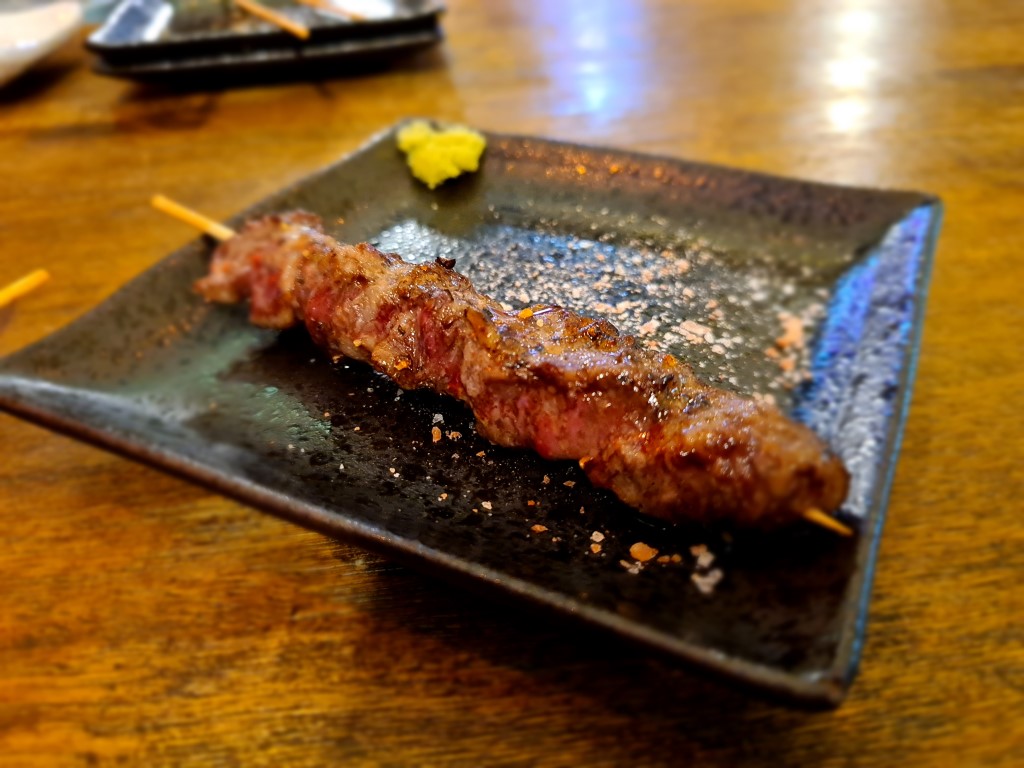 Wagyu Beef skewer at Shinobi Japanese Yakitori Restaurant