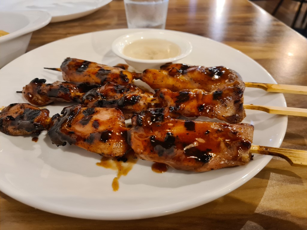 BBQ Chicken Skewers at Barangay Fiesta Restaurant