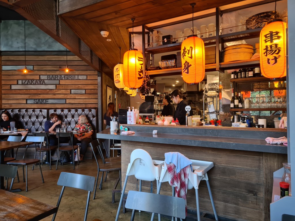 Inside Ginza Izakaya Restaurant Parramatta