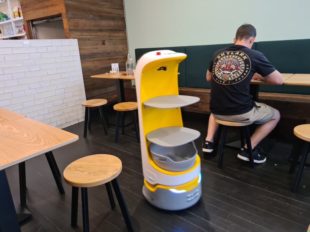 Robot at Ayam Penyet Ria Restaurant Parramatta