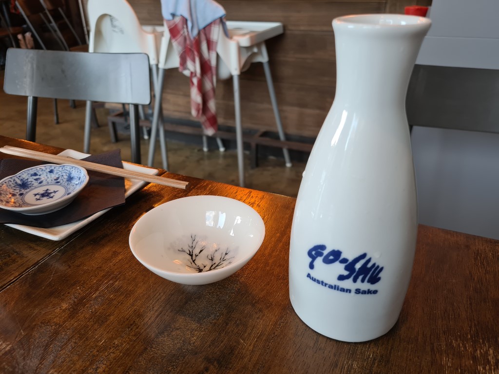 Sake at Ginza Izakaya Restaurant Parramatta
