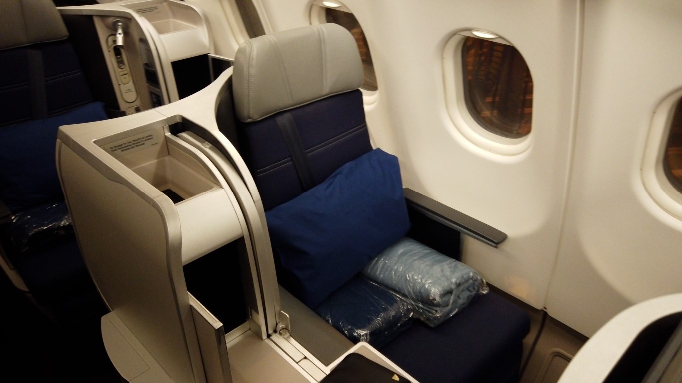 Business Class Seat at Malaysia Airlines A330-300