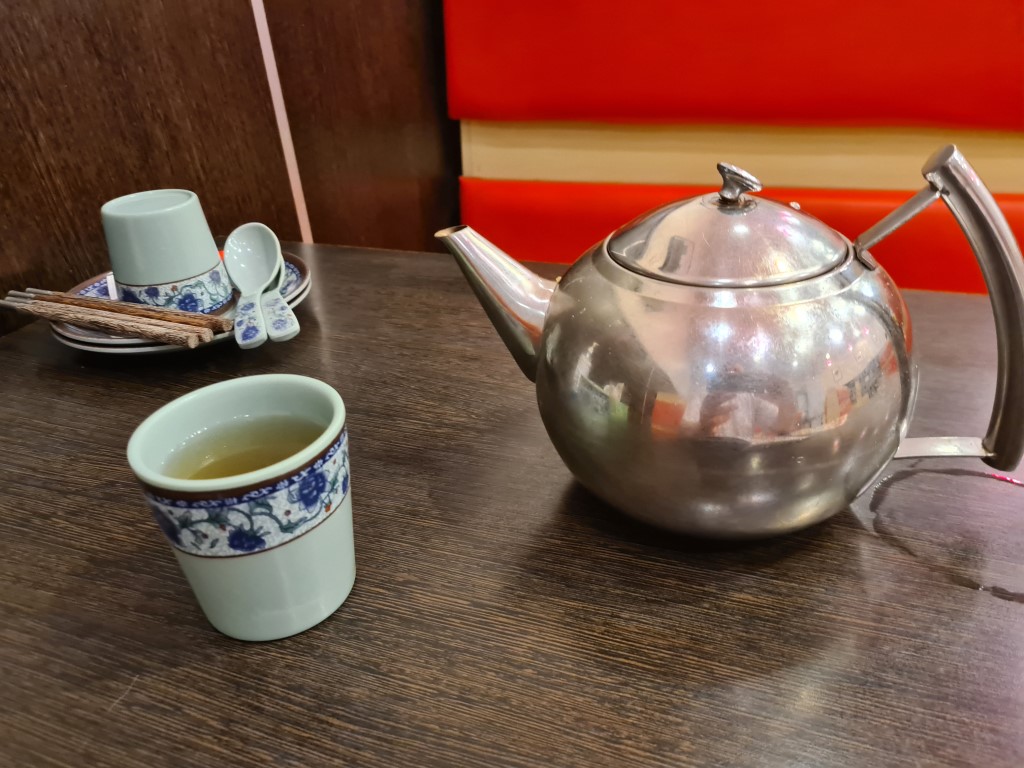 Complimentary Chinese Tea at Swanky Noodle Restaurant Parramatta