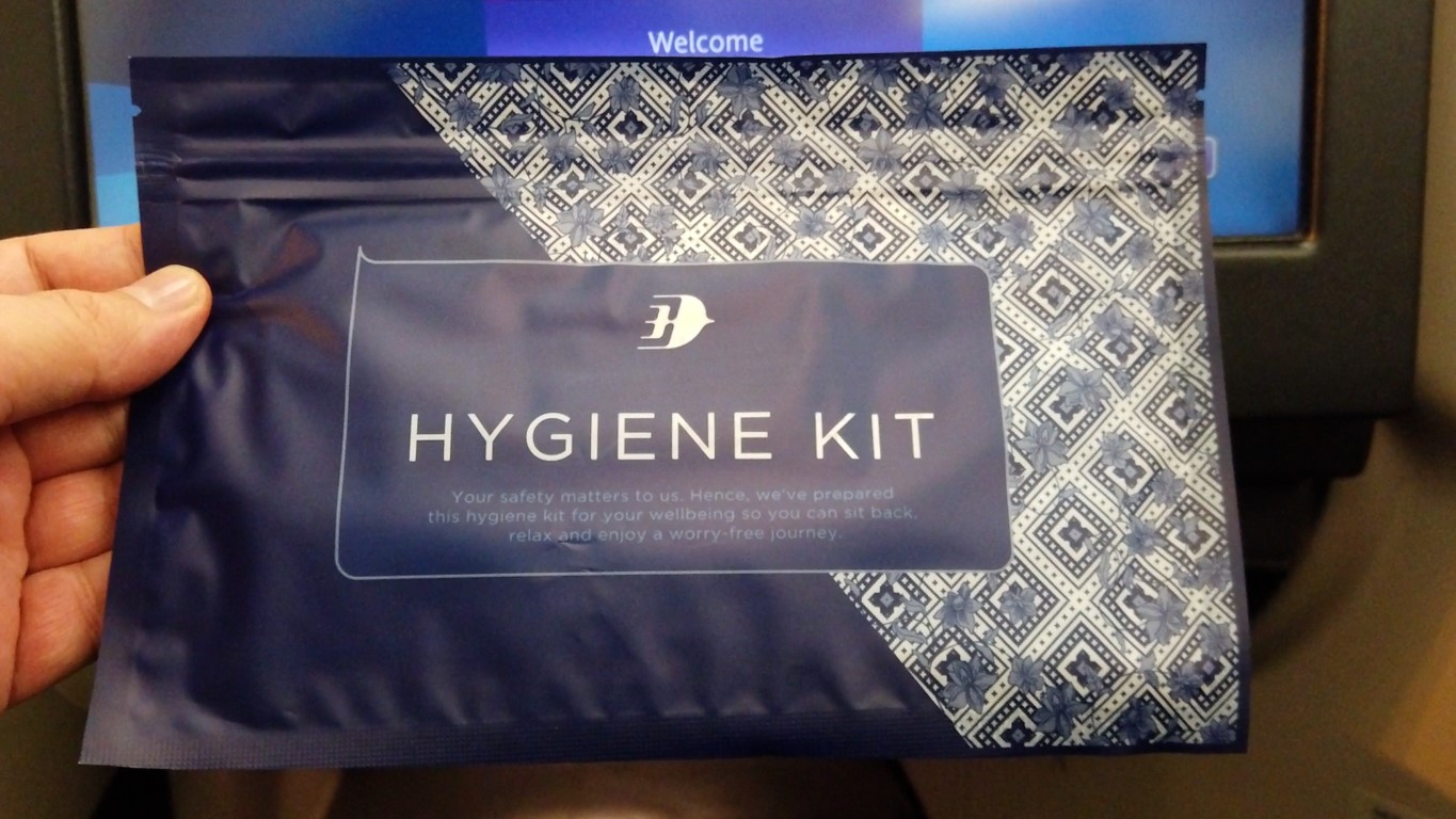 Hygiene Kit on Malaysian Airlines