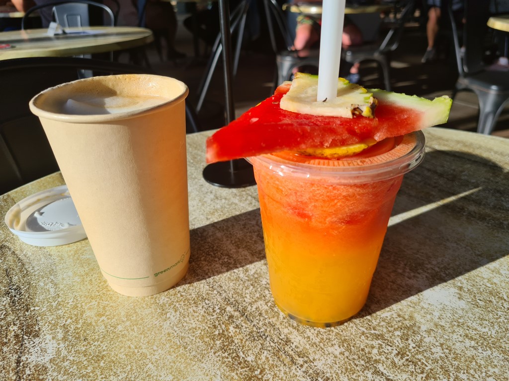 Tropical Fruit Juice Mix at Muddy's Cafe Cairns