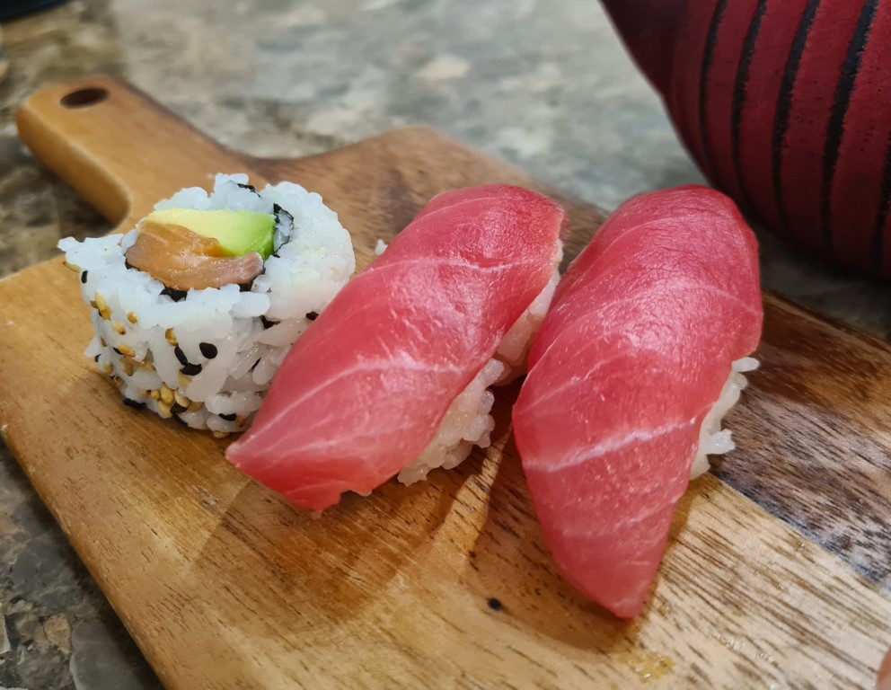 Tuna sushi at Sushi Mata Parramatta