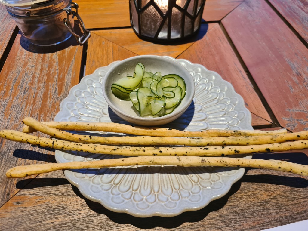 Bread sticks at Blue Oven Restaurant in Sanur Bali