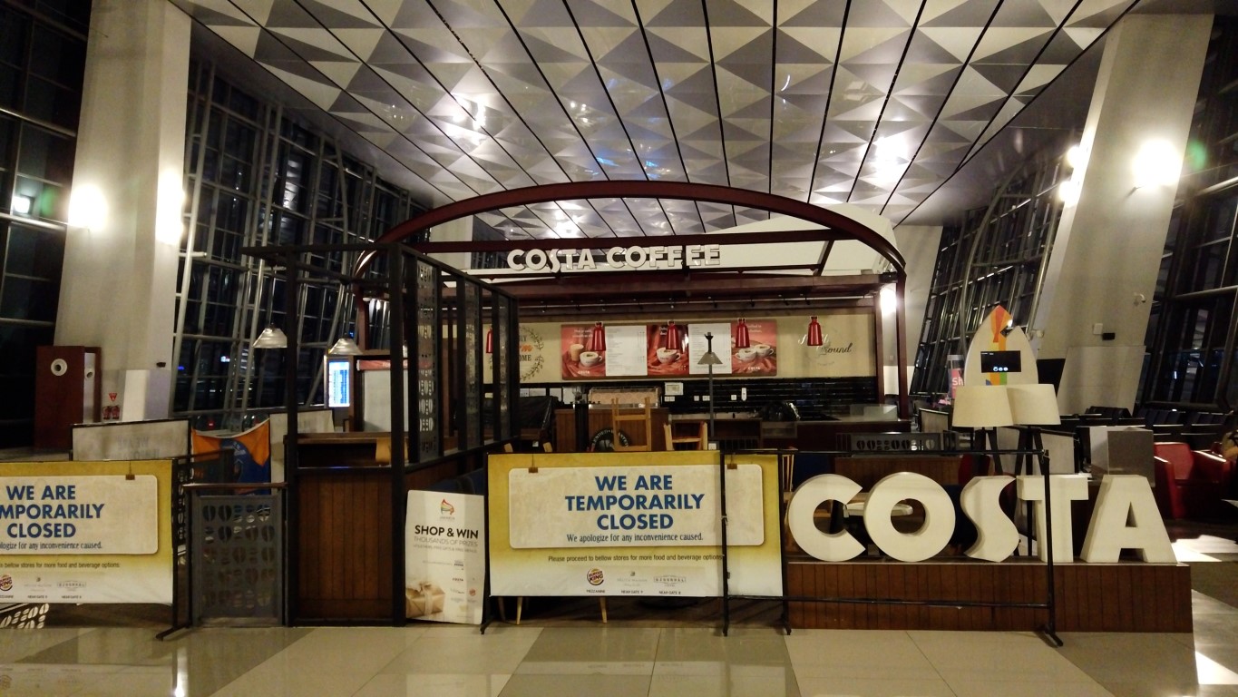 Costa food outlets temporarily closed at Jakarta International Airport