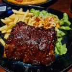 Half rack of ribs at Rattle N Hum Cairns