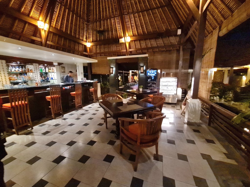 Inside Ganesha Indian restaurant Sanur Bali