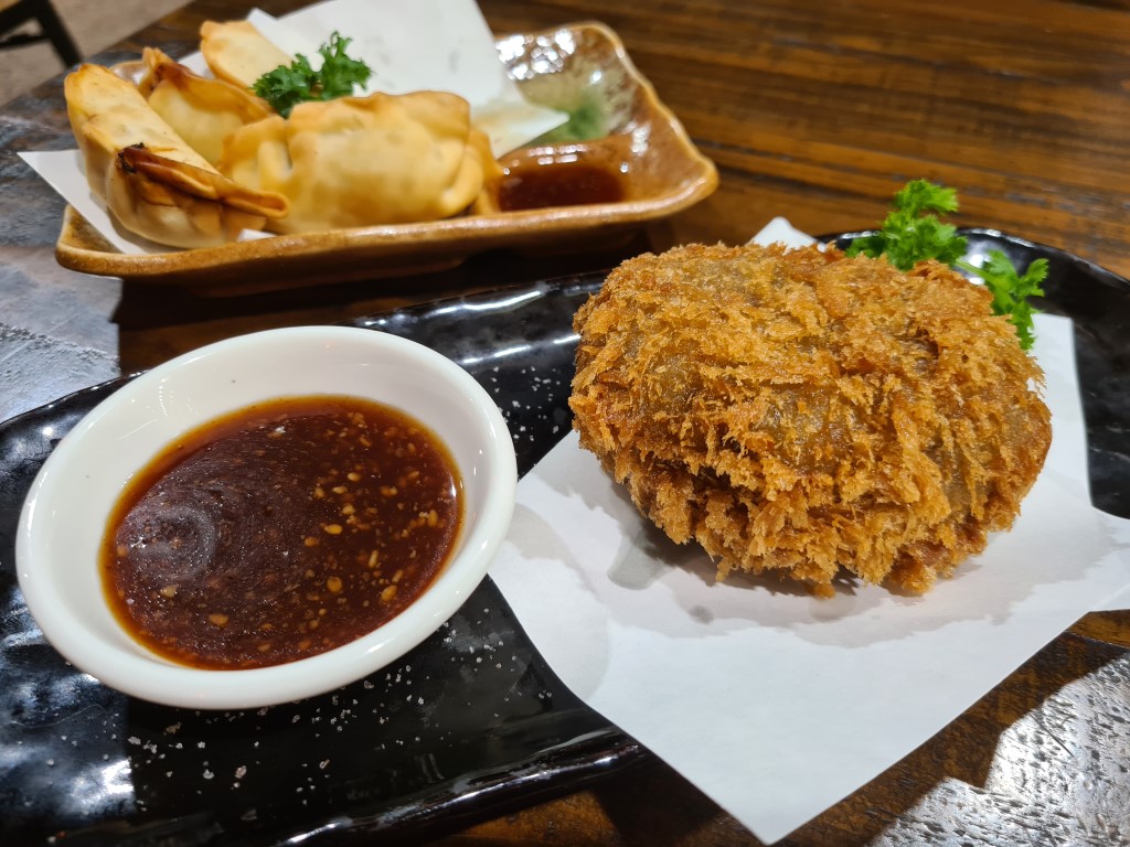 Potato croquette at Izakaya Umakamon Japanese Restaurant in Surfers Paradise