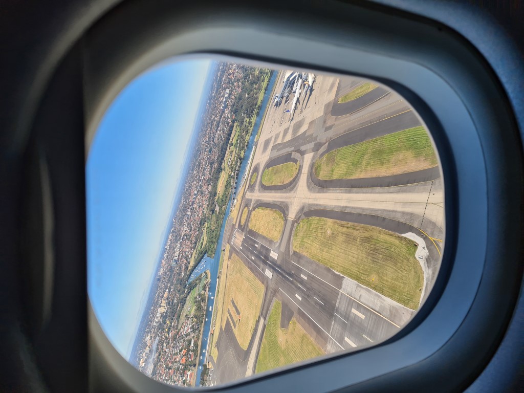 Take off from Sydney Airport