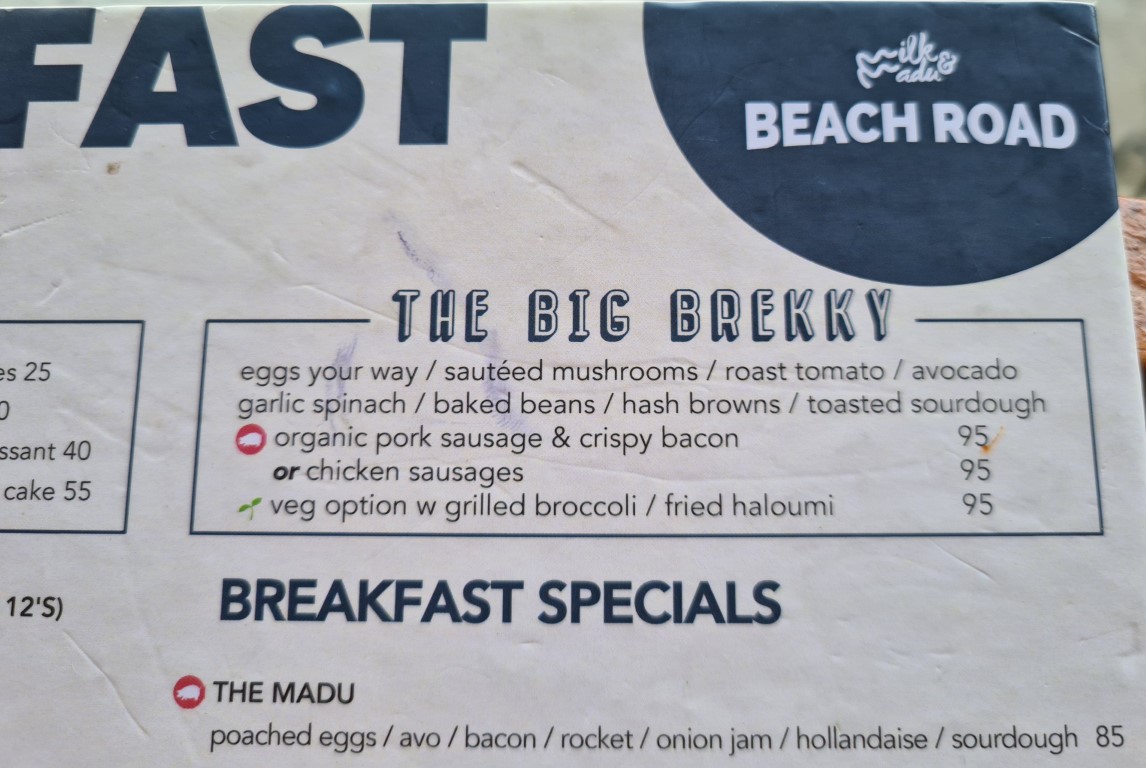 The Big Breakfast at Milk and Madu Beach Road Cafe Canggu