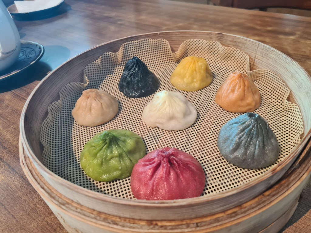 Xiao Long Bao Dumplings at Paradise Dynasty Chinese Restaurant in Jakarta Airport