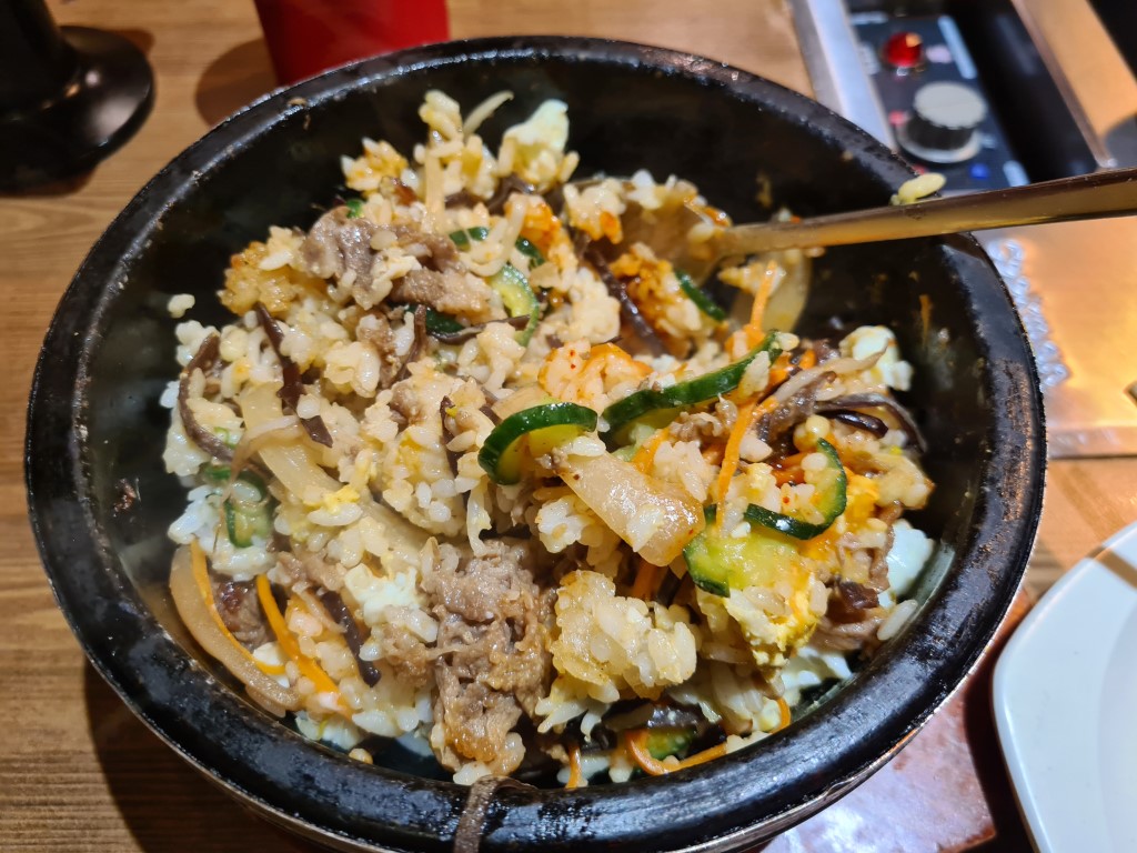 Beef Bibimbap at Maru Korean Restaurant