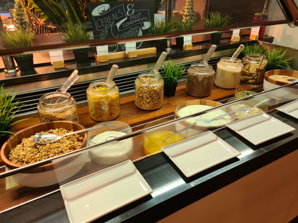 Cereals Buffet Breakfast at Doubletree by Hilton Hotel Cairns