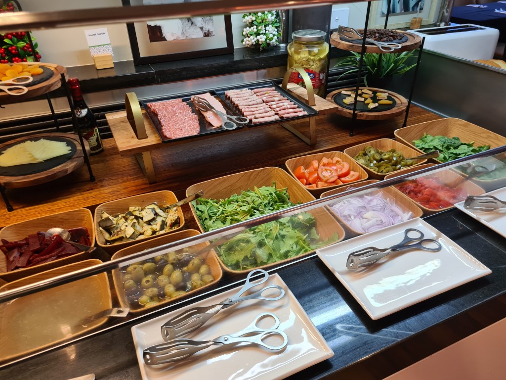 Salad and Cold Meats Buffet Breakfast at Doubletree by Hilton Cairns