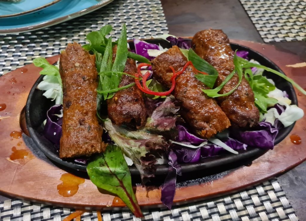 Seekh Kebabs at Grand Palace Indian Restaurant Sydney CBD