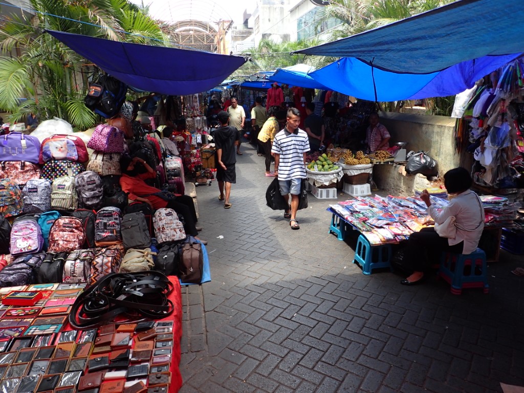 Market Stalls at Pasar Baru Jakarta