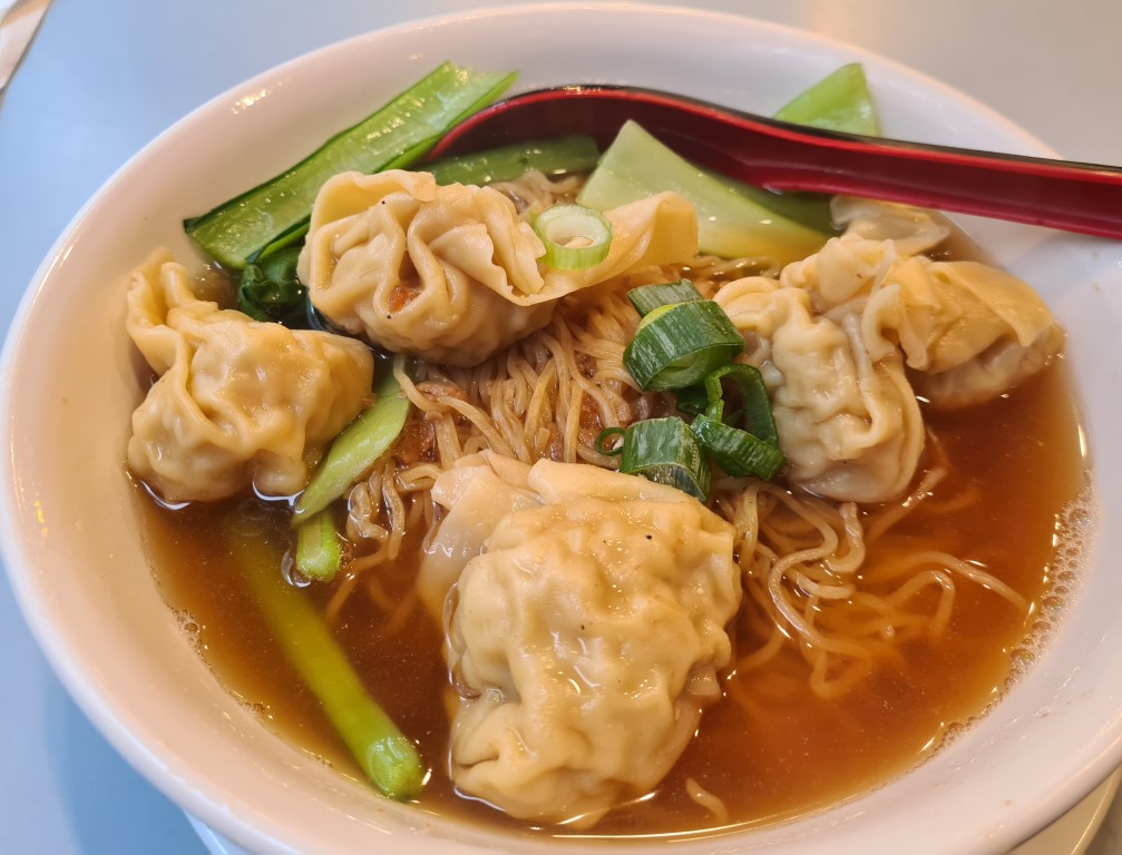 Wonton Noodle Soup at Mr Ping's Hong Kong BBQ Restaurant Parramatta