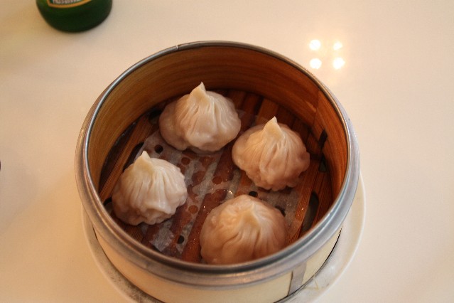 Shanghai Pork Soup Dumplings at Bamboo Basket Restaurant