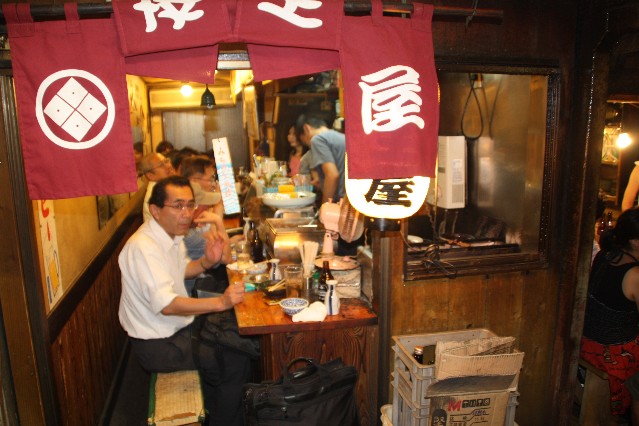 Beer and Yakitori in Tokyo