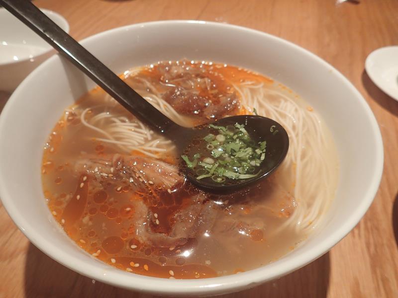 Spicy beef noodle soup