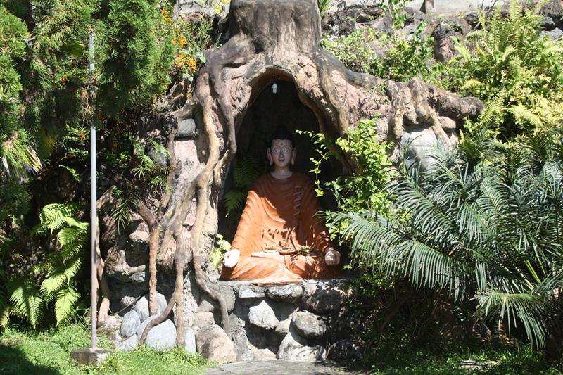 Gardens at the Buddhist Temple North Bali