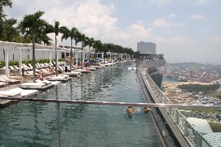 Infinity Swimming Pool Marina Bay Sands Singapore