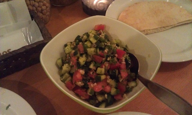 Tabouli salad at Ta-Im Israeli Restaurant Tokyo
