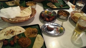 The food at Muthu's Curry Indian Restaurant Singapore
