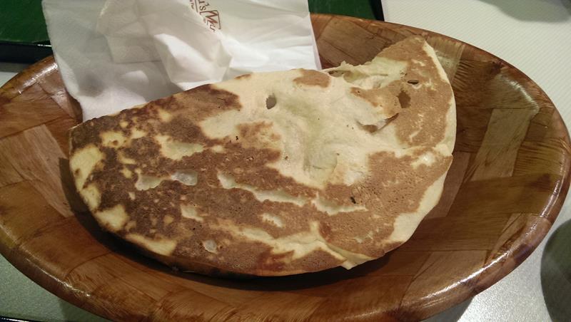Naan bread at Muthu's Curry Restaurant Singapore