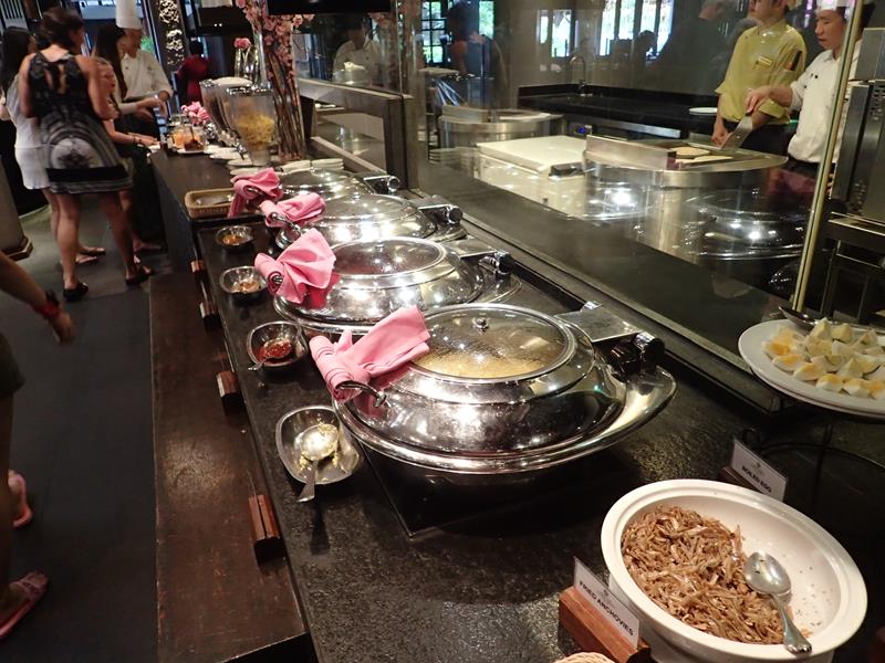 Buffet breakfast at Meritus Pelangi Beach Resort