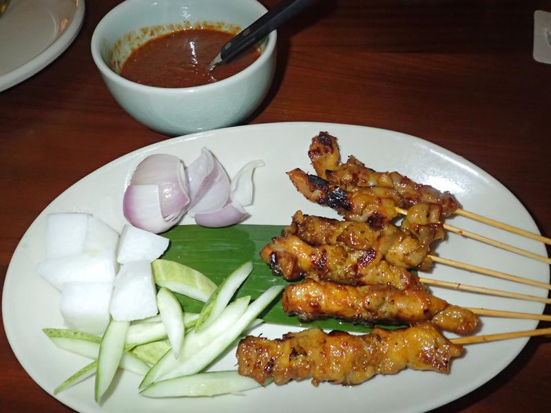 Chicken sate Singapore