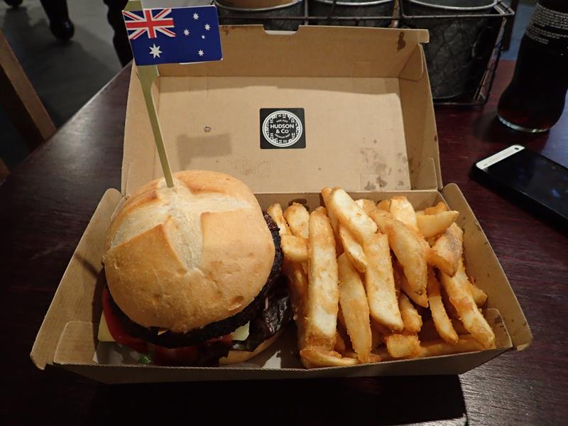 Gourmet Burgers at Hudson & Co Surfers Paradise