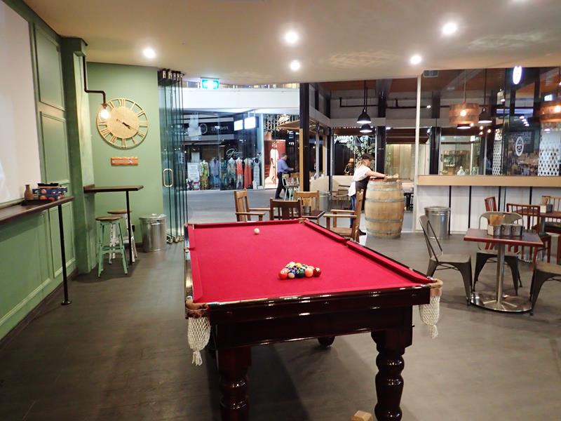 Pool Table at Hudson & Co