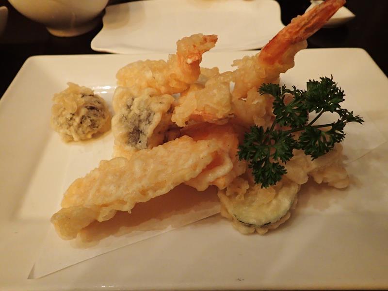 Assorted Tempura at Miyako Japanese Restaurant
