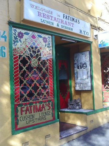 Fatima's Lebanese Restaurant Surry Hills Sydney