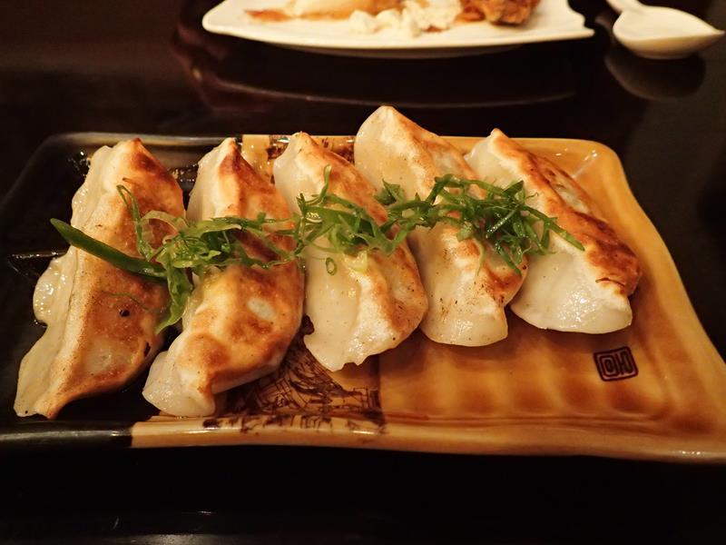 Pan fried Japanese dumplings - gyoza