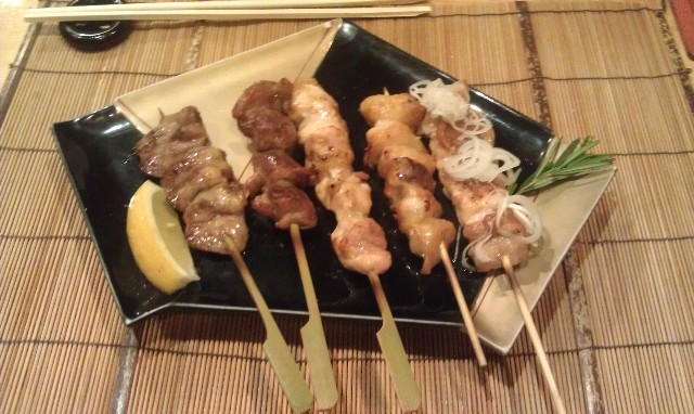 Yakitori - grilled chicken skewers